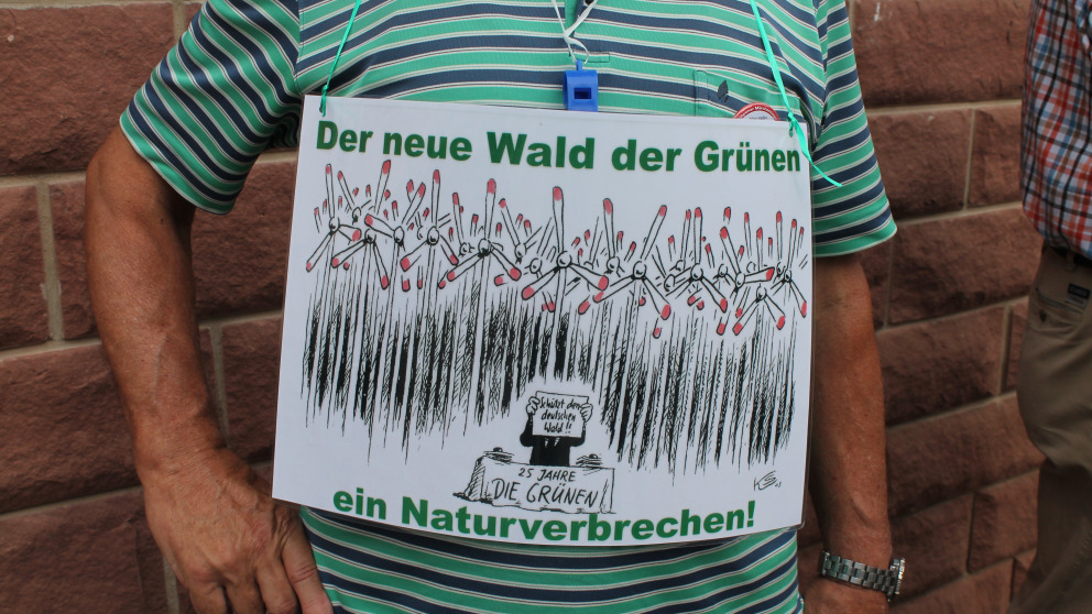 Plans for the development of a wind farm in Wald-Michelbach (Hessen) met with opposition in 2018.