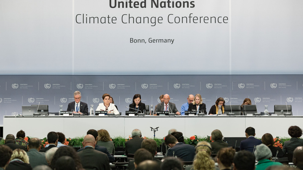 Measures against climate change are being discussed in Bonn. 
