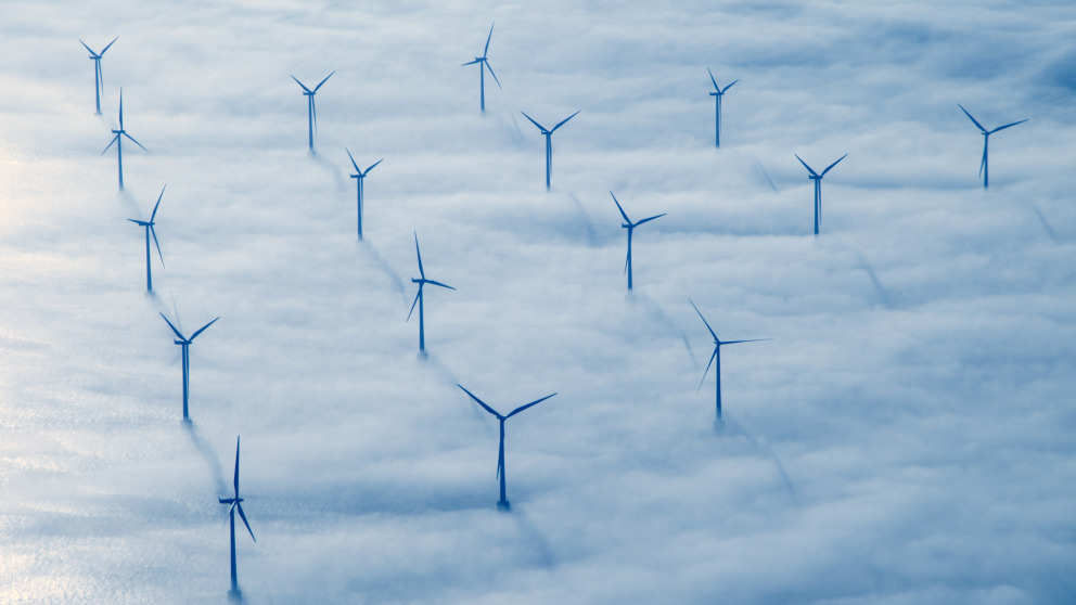 Anflug auf Kopenhagen: Dänemark ist mit über 40 Prozent Windstrom-Anteil in der Stromproduktion der weltweite Vorreiter. © istock/t-lorien