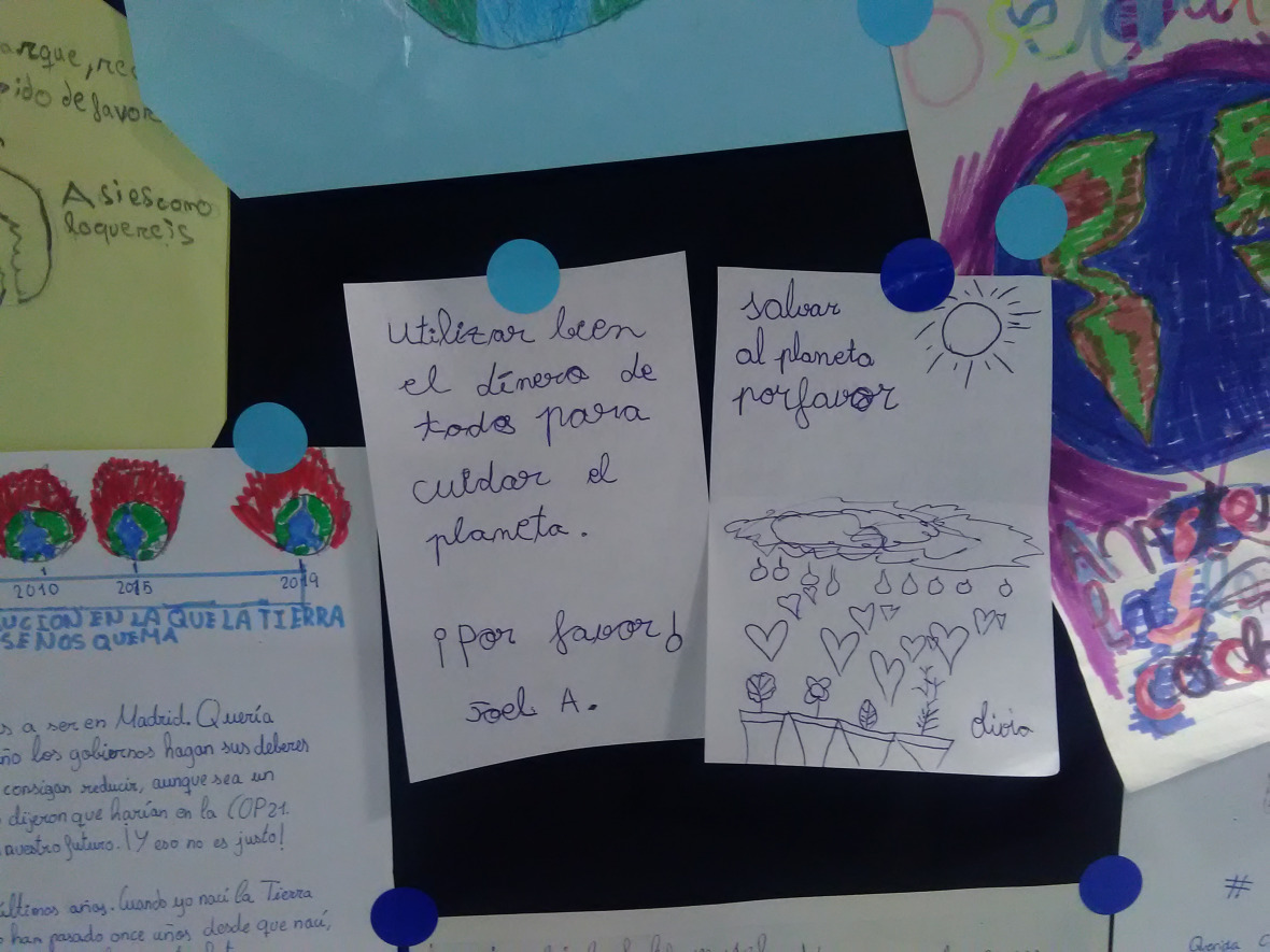 Briefe von Kindern an Regierungen COP25