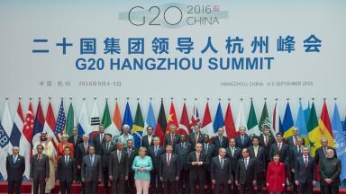 2016 hat China die G20-Präsidentschaft inne. Im September beschlossen die Staats- und Regierungschefs der 19 führenden Industrienationen und der EU in der ostchinesischen Stadt Hangzhou unter anderem verstärkte Anstrengungen im Klimaschutz. © UN Photo/Eskinder Debebe