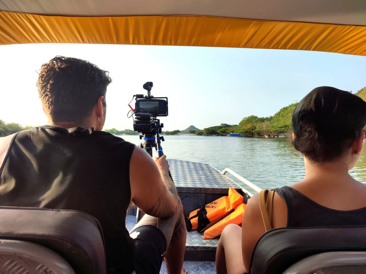 RIFS-Forscher auf dem Amazonas unterwegs