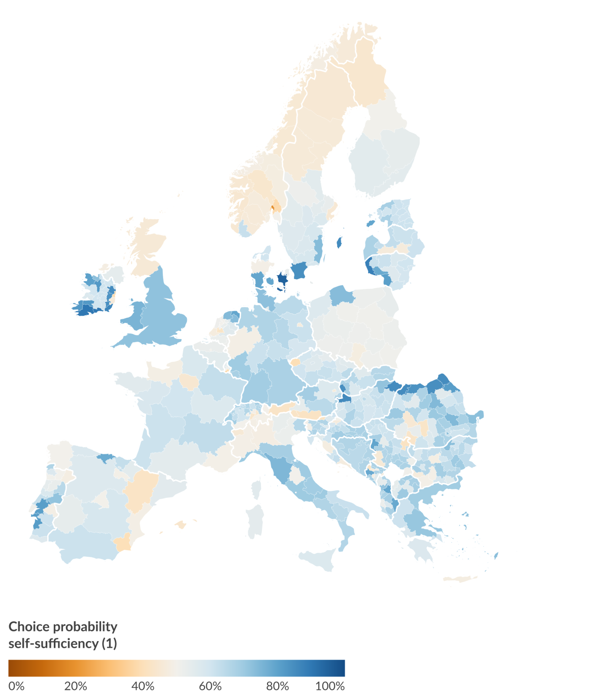Socially preferential energy scenarios europe