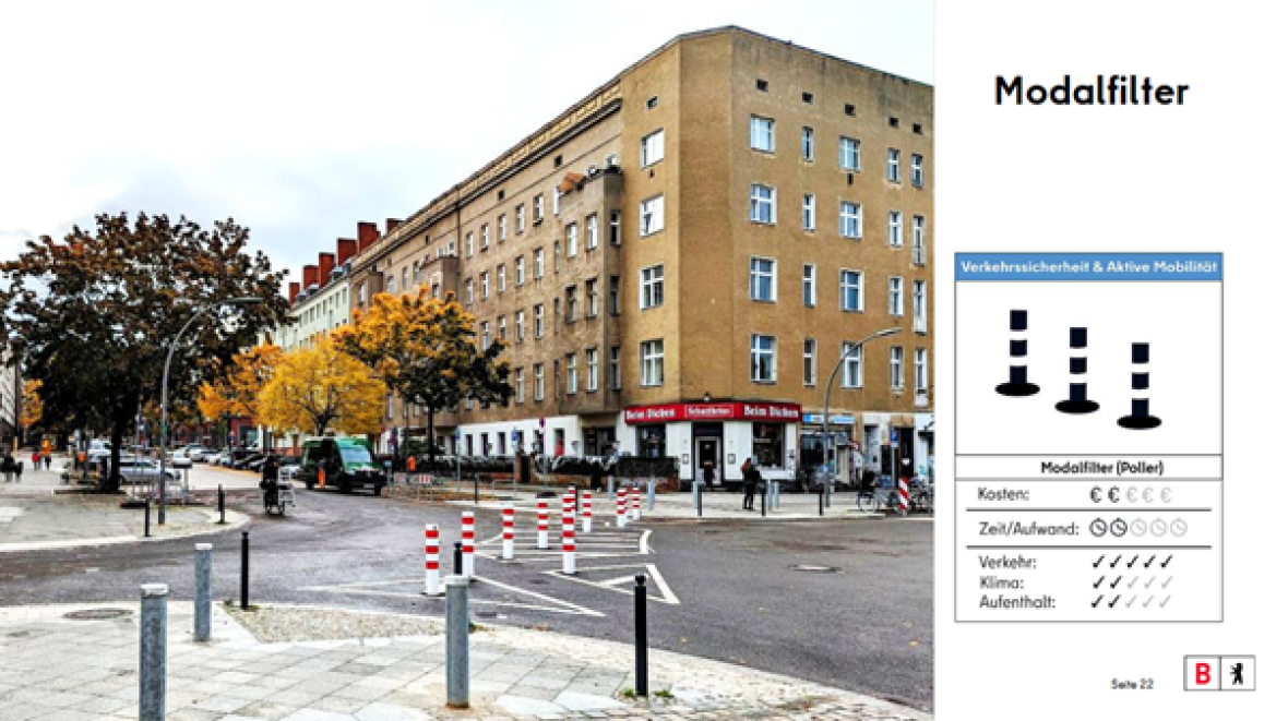 Modalfilter im Bellermannkiez