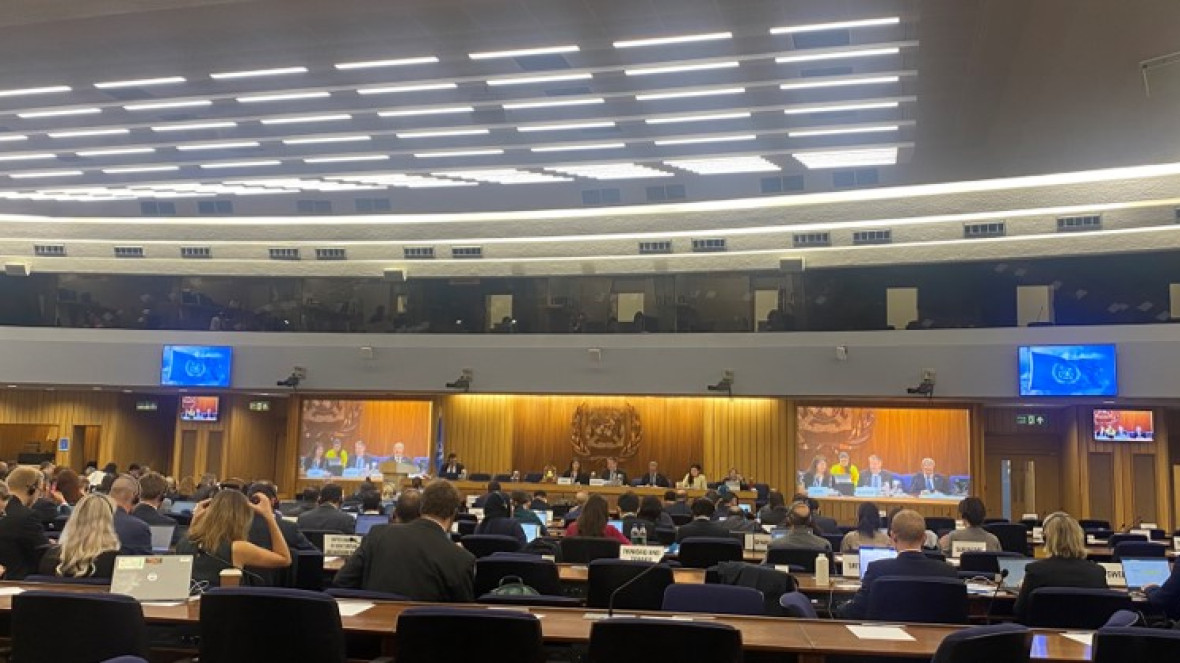 A meeting of the parties to the London Convention and London Protocol in October 2024.